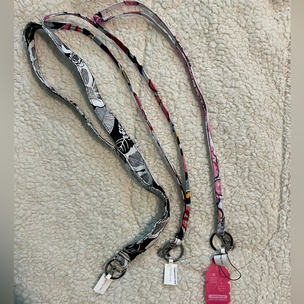 3 VERA BRADLEY brand new lanyards